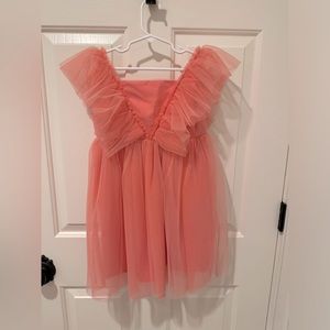 H&M Pleated tulle dress in pink. Size 6
